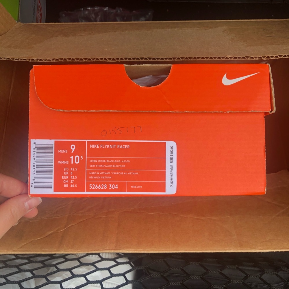NIKE FLYKNIT RACERS | GREEN BLUE, 10.5 W & 9 M⚡️⚡️ - Picture 5 of 6